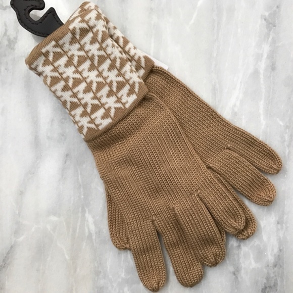 MICHAEL KORS LOGO GLOVES/MITTENS - Picture 2 of 3